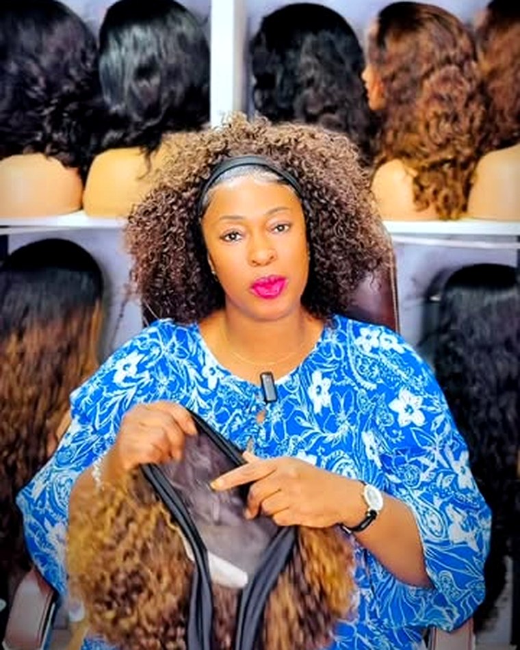 Lace frontal ombré bouclé — KA Espace